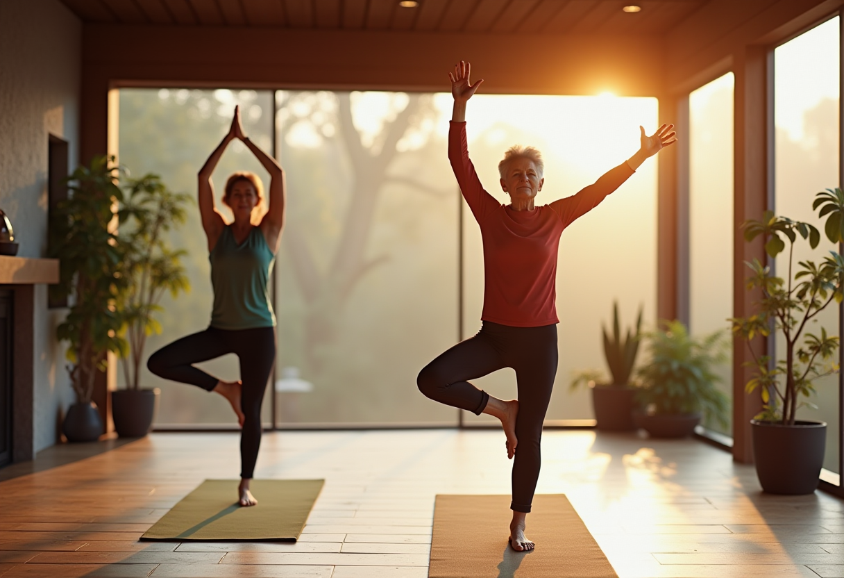 Ранкова йога на природі